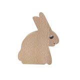 Wooden Bunny Family Natural - 4pc