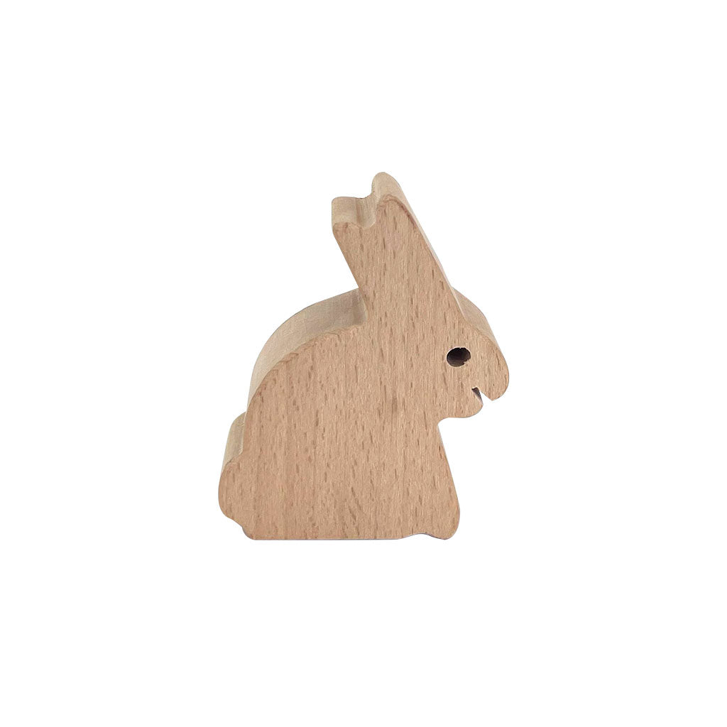 Wooden Bunny Family Natural - 4pc