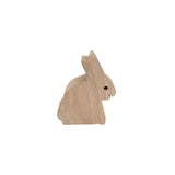 Wooden Bunny Family Natural - 4pc