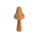 Wooden Mushrooms Natural - 7pc