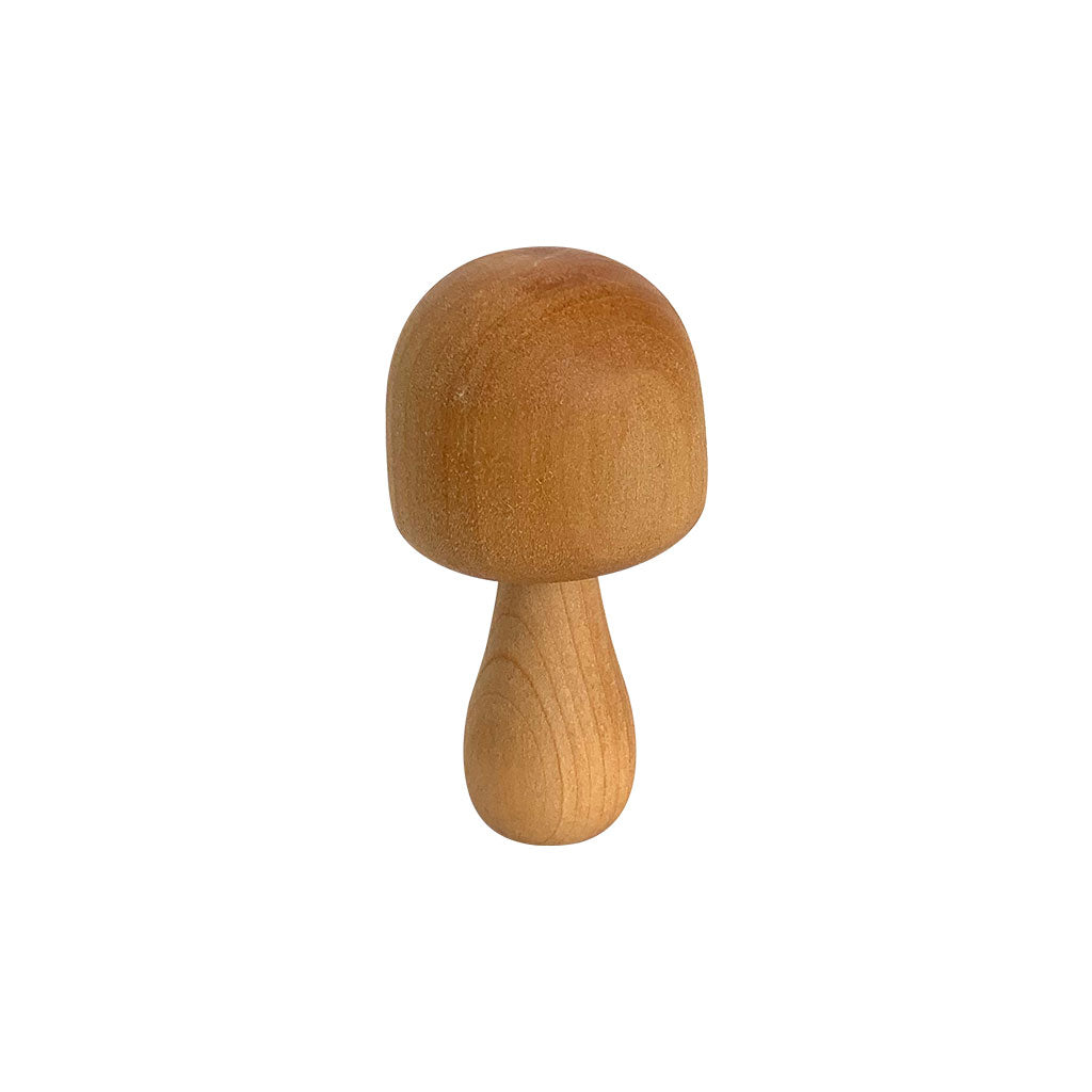 Wooden Mushrooms Natural - 7pc