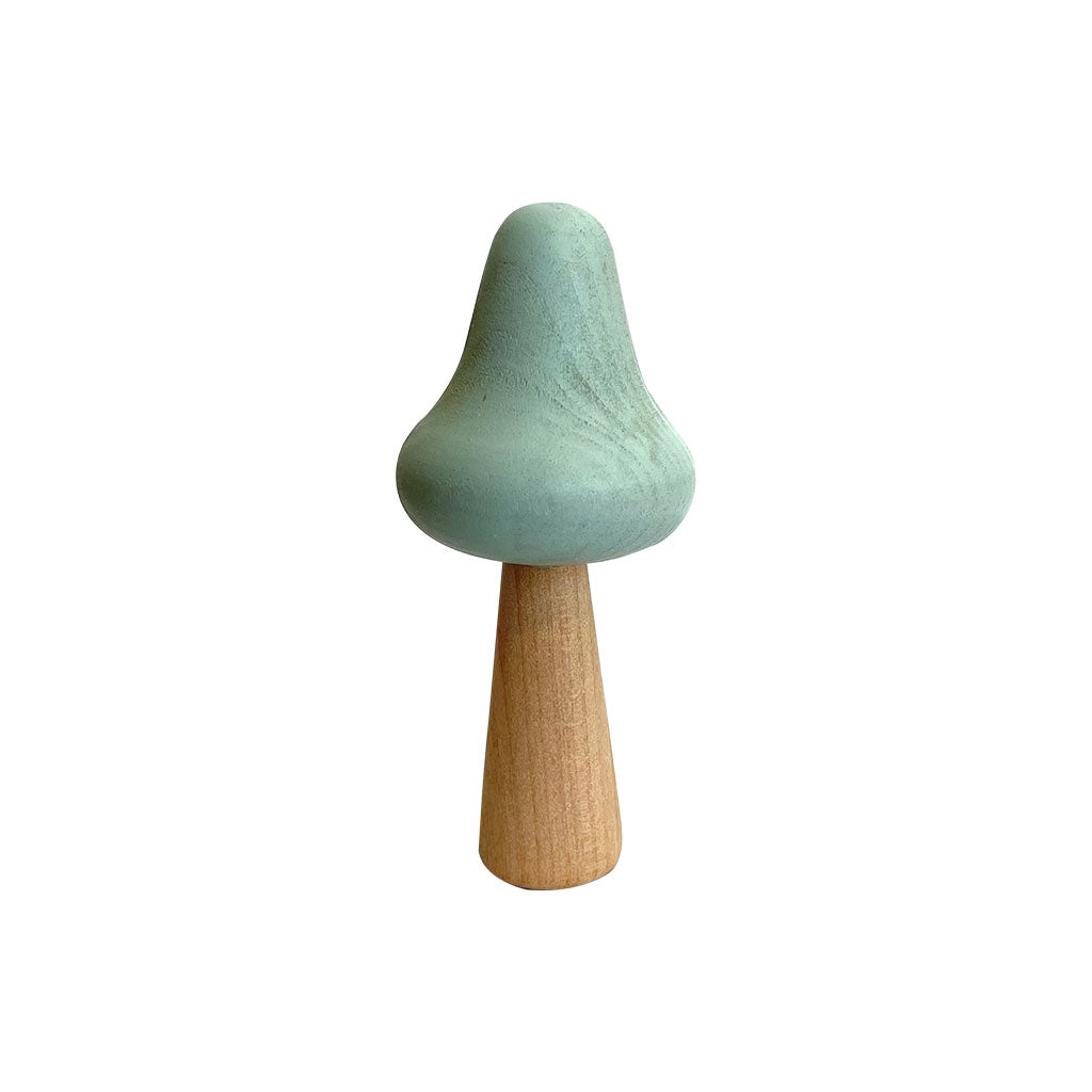 Wooden Mushrooms Pastel - 6pc