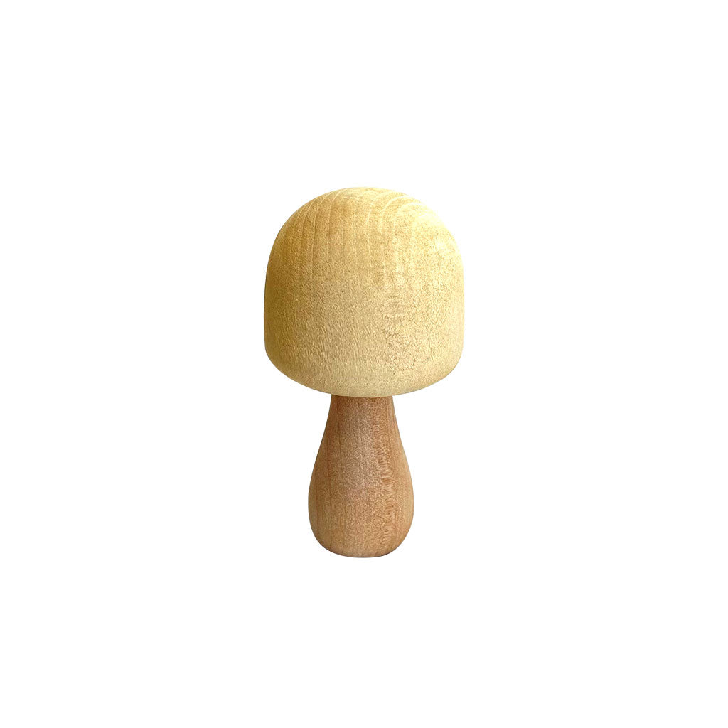 Wooden Mushrooms Pastel - 6pc