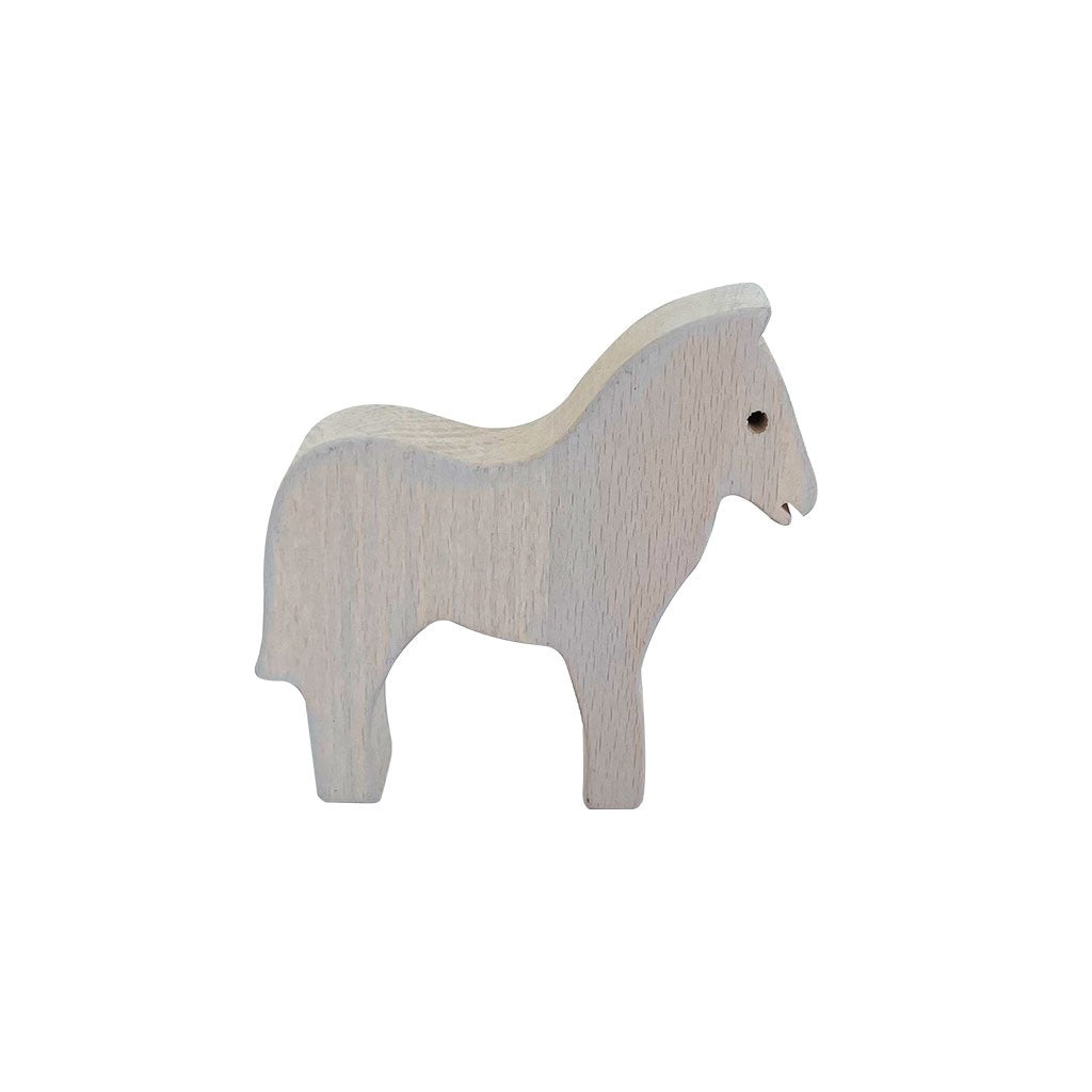 Wooden Farm Animals Achromatic - 5pc