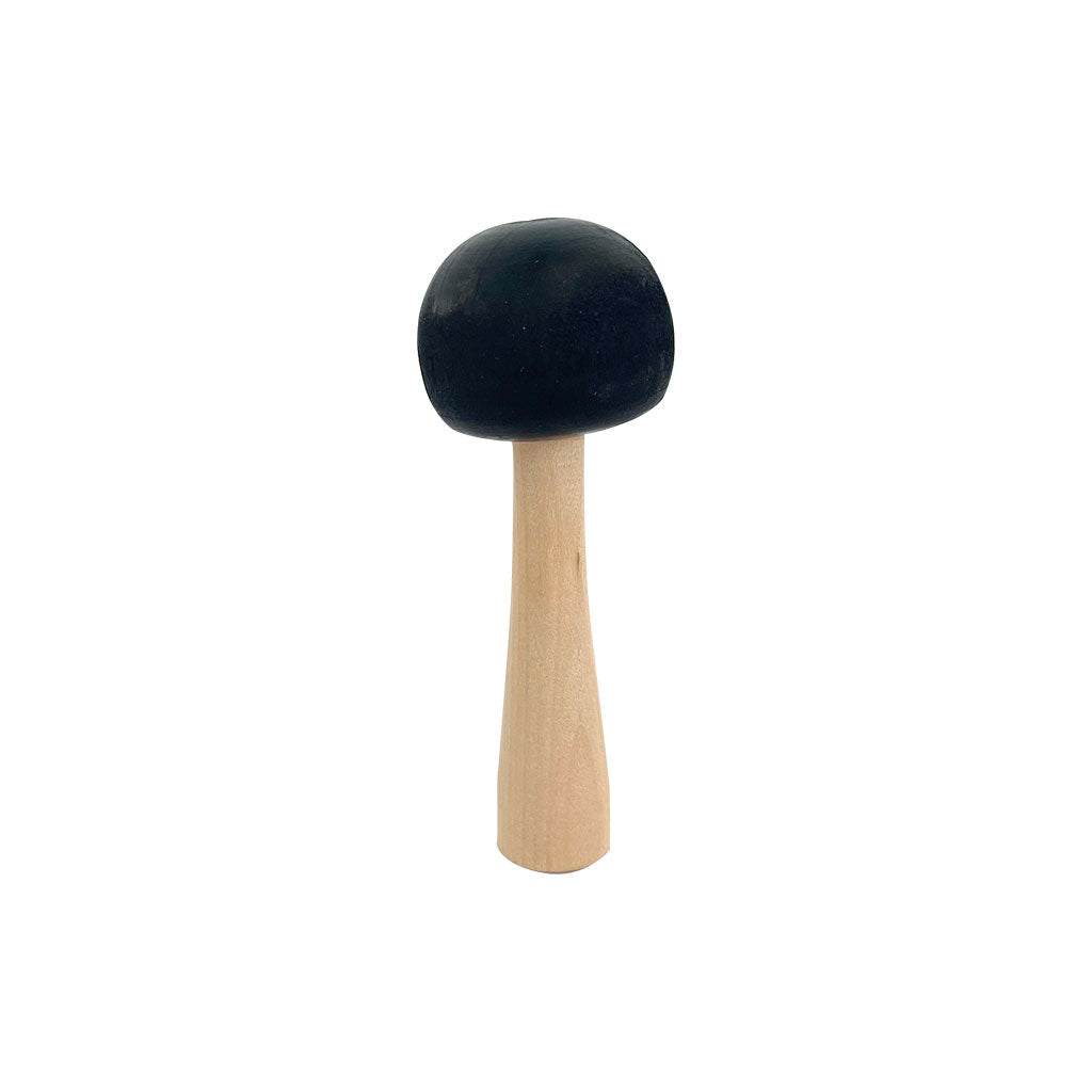 Wooden Mushrooms Achromatic - 6pc