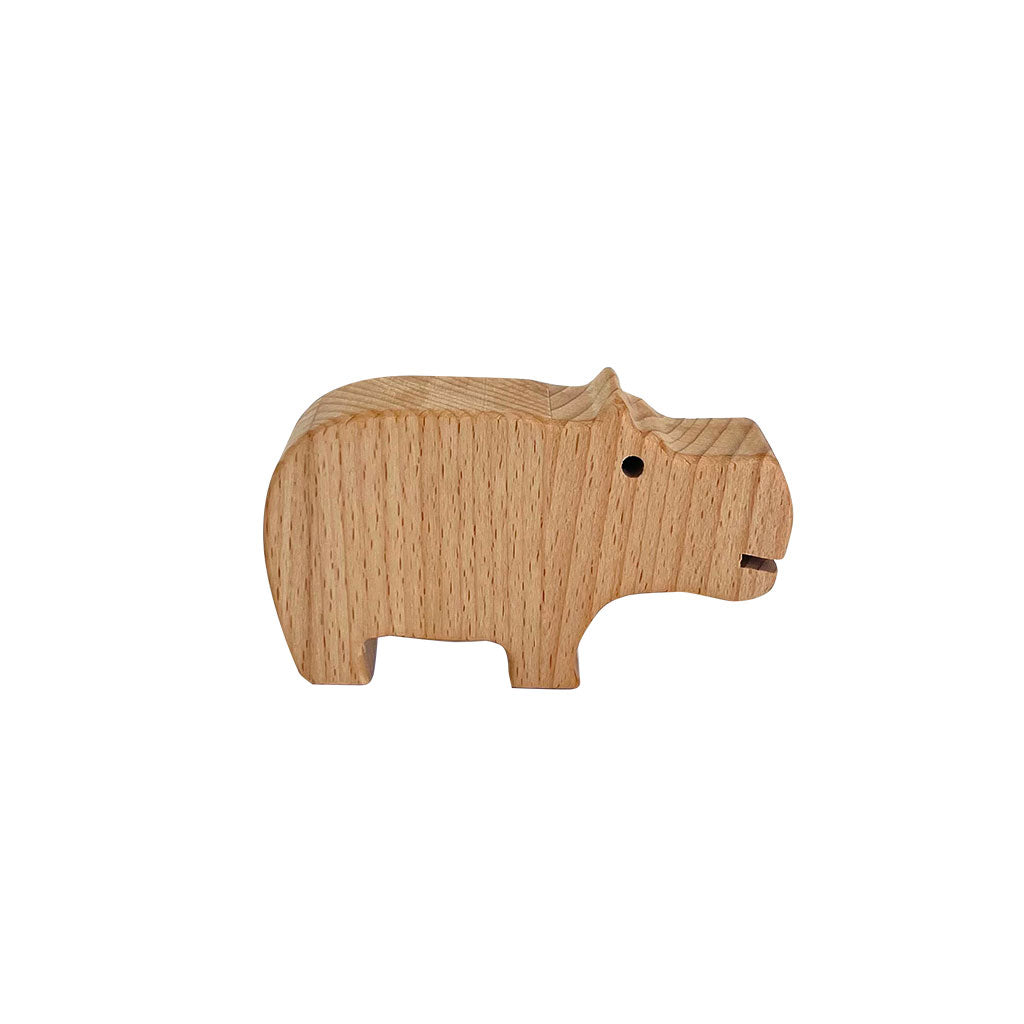 Wooden Wild Animals Natural - 5pc