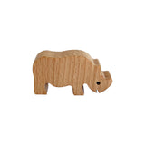 Wooden Wild Animals Natural - 5pc
