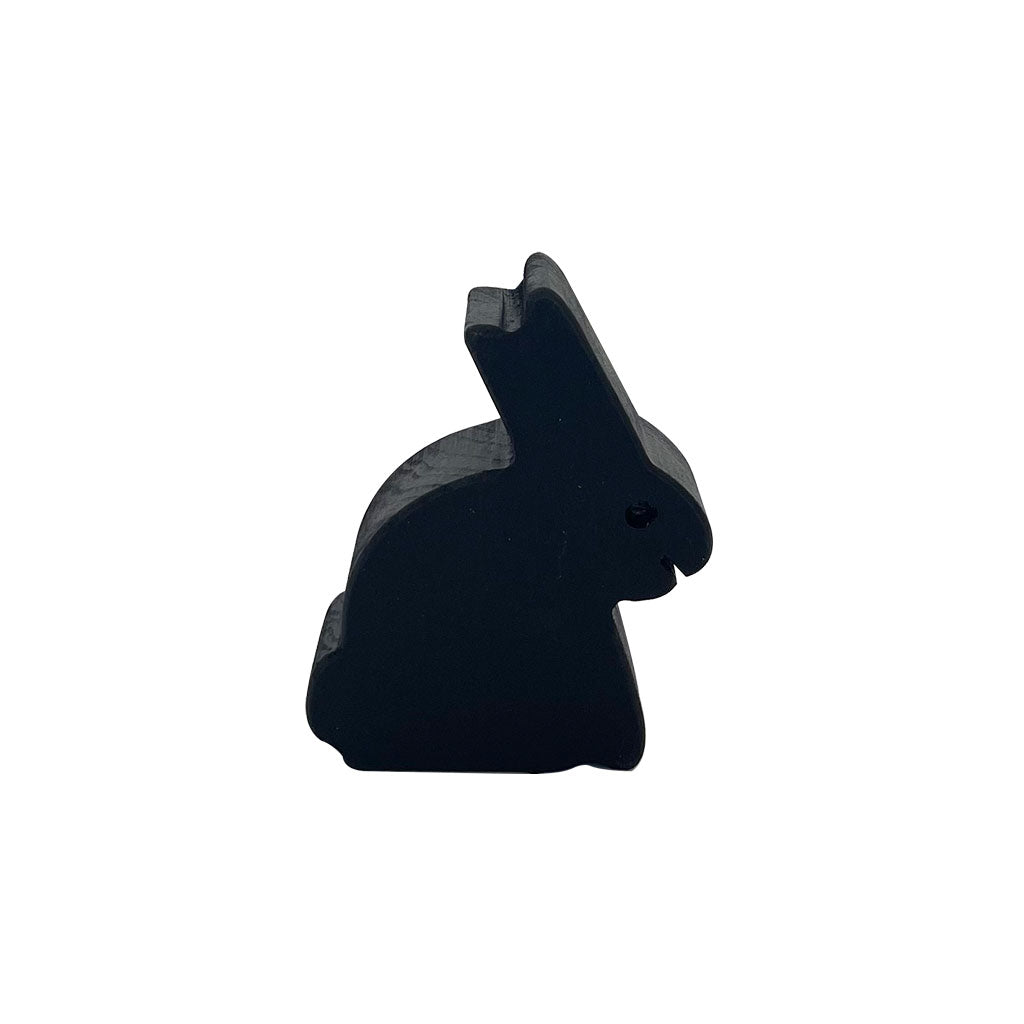 Wooden Bunny Family Achromatic - 4pc