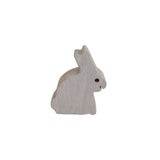 Wooden Bunny Family Achromatic - 4pc