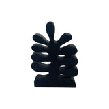 Wooden Sea Grasses Achromatic - 4pc