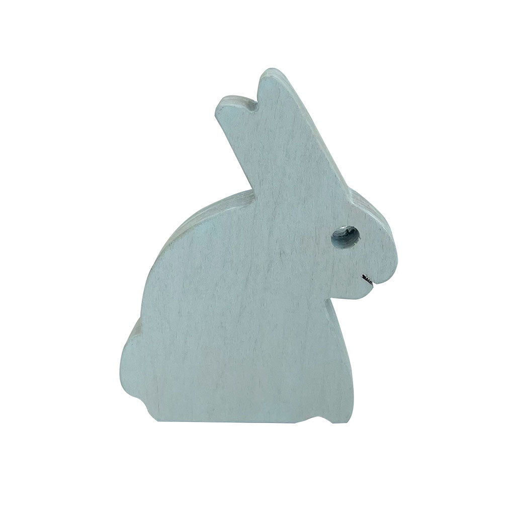 Wooden Bunny Family Pastel - 4pc