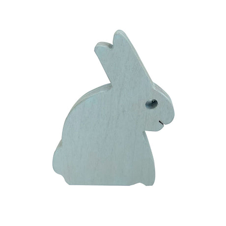 Wooden Bunny Family Pastel - 4pc