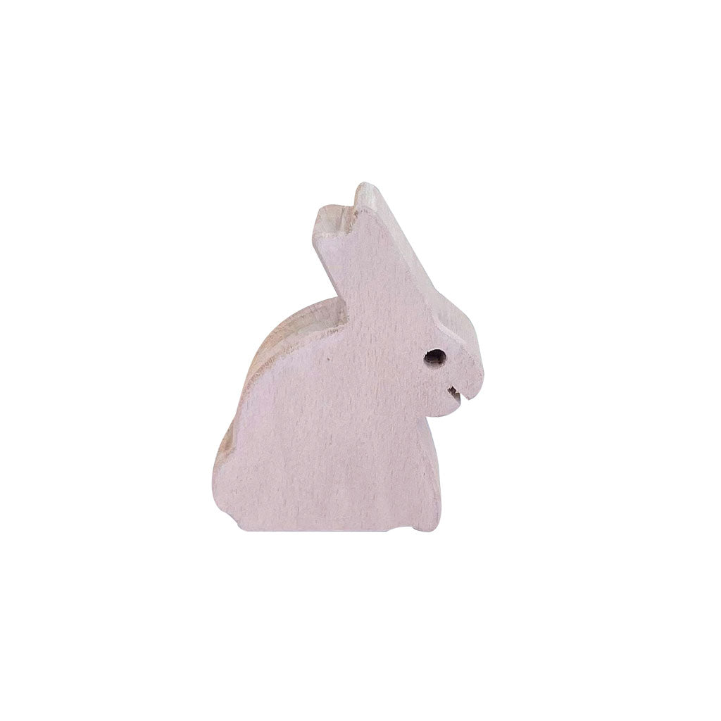 Wooden Bunny Family Pastel - 4pc