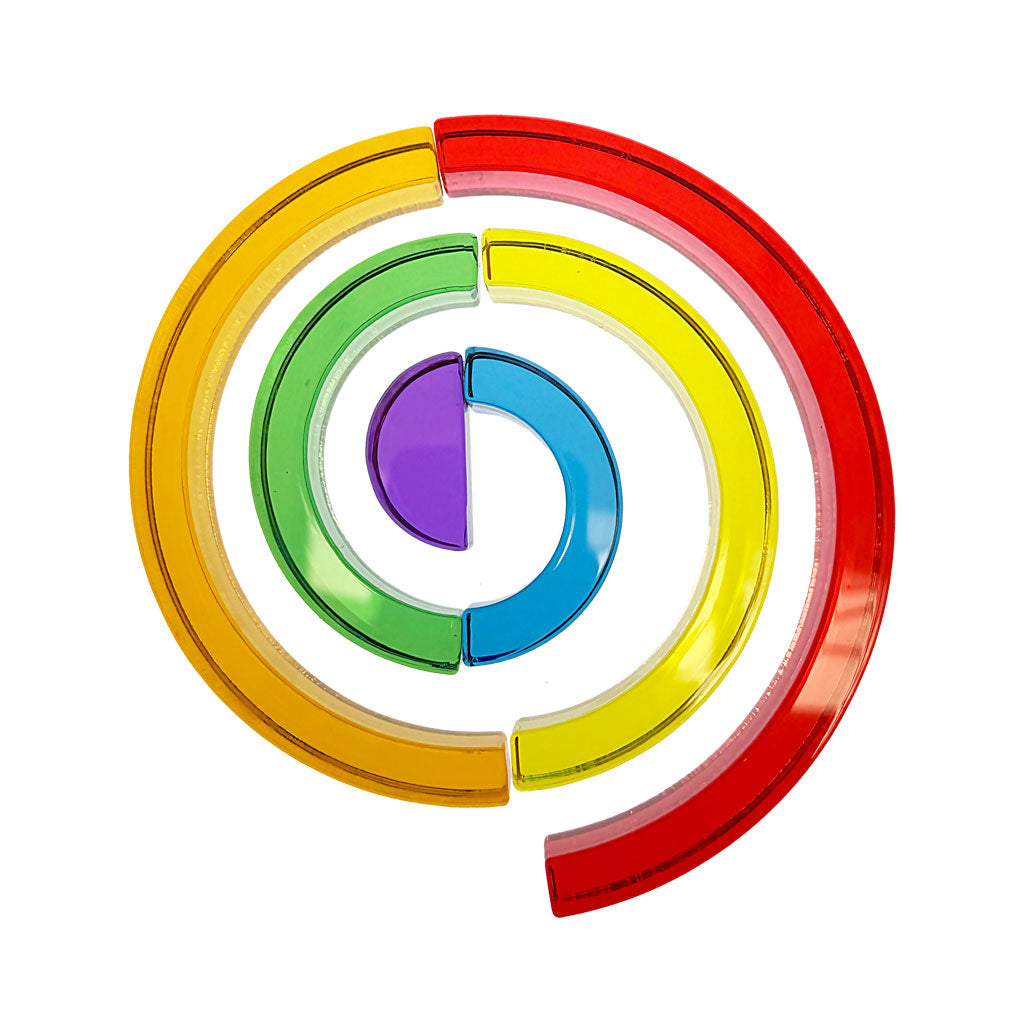 Lucite Rainbow - 6pc