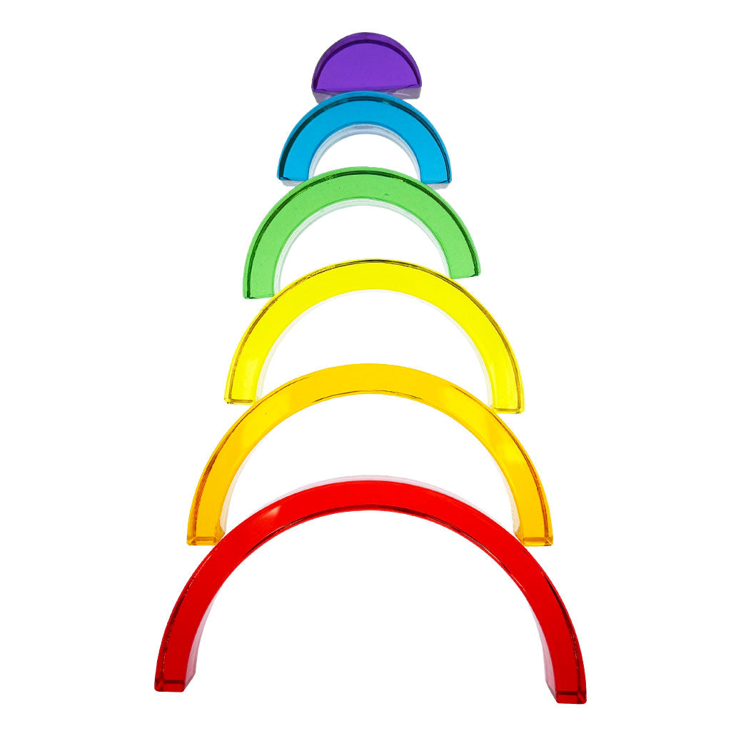 Lucite Rainbow - 6pc