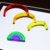Lucite Rainbow - 6pc