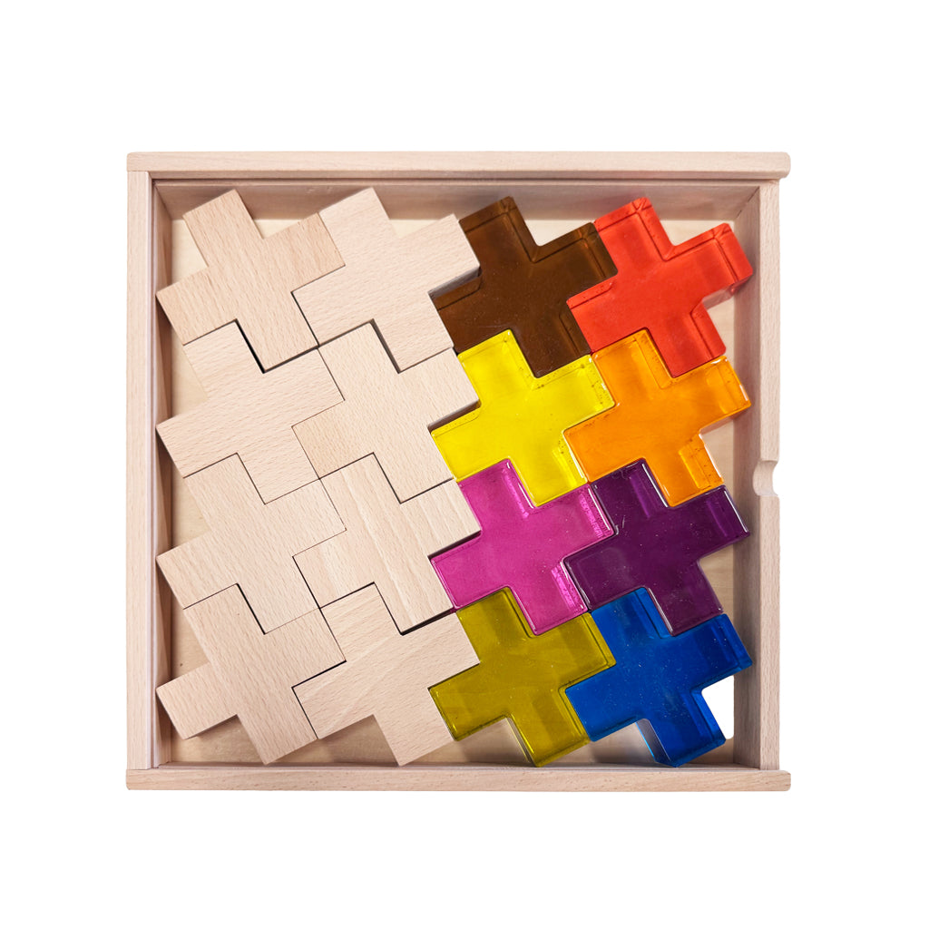 Plus Phatt Lucite and Wood Set - 16pc