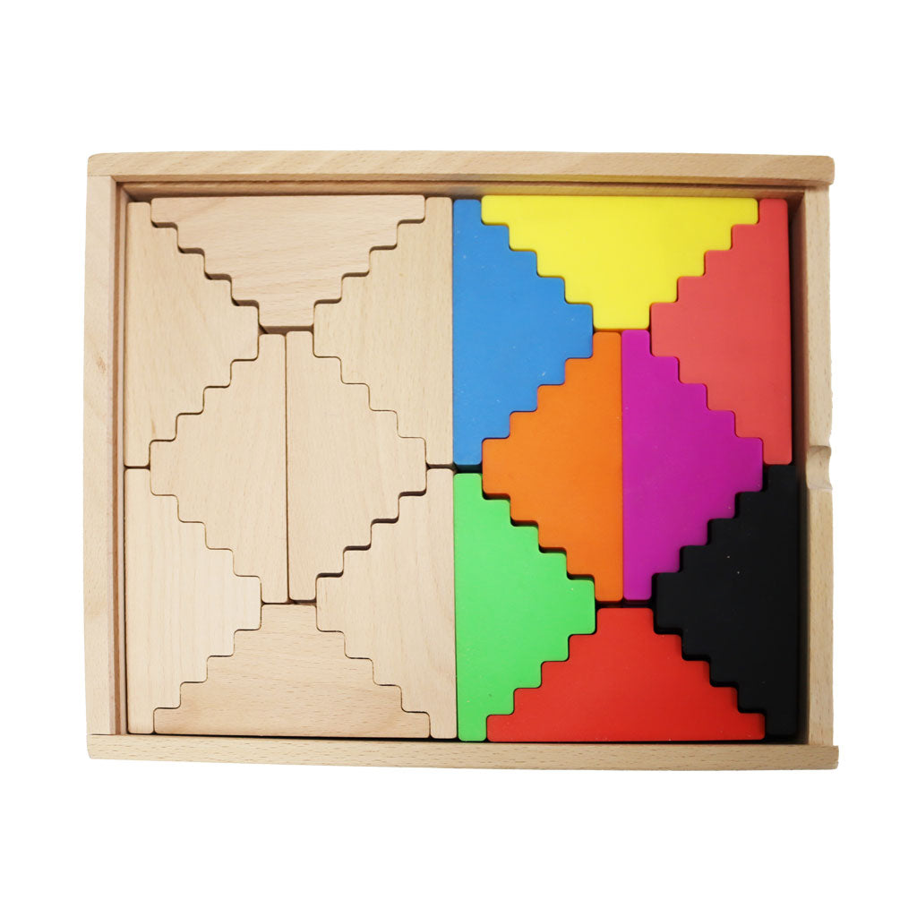 Stepped Silicone and Wood Set - 80pc