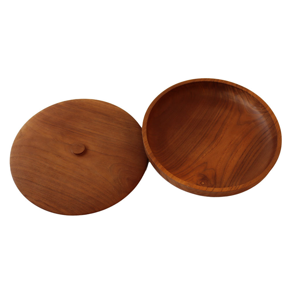 Wooden Bowl with Lid
