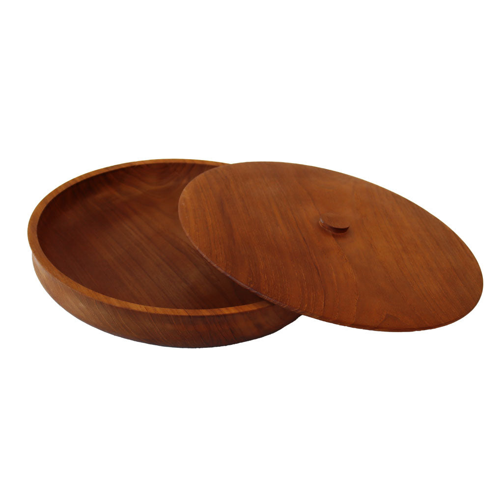 Wooden Bowl with Lid