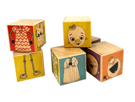 Baby Block Heads - 6pc