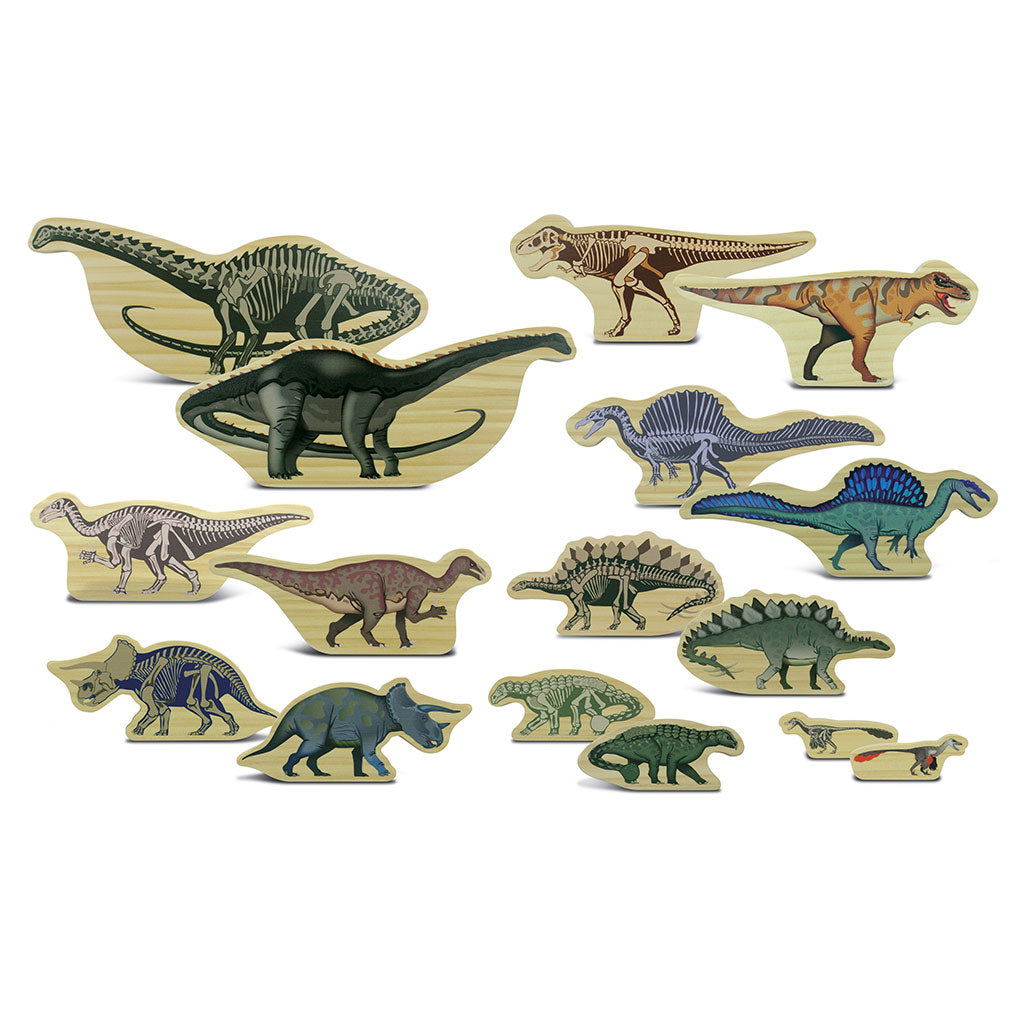 Dinosaur Wooden Characters