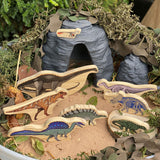 Dinosaur Wooden Characters