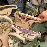 Dinosaur Wooden Characters