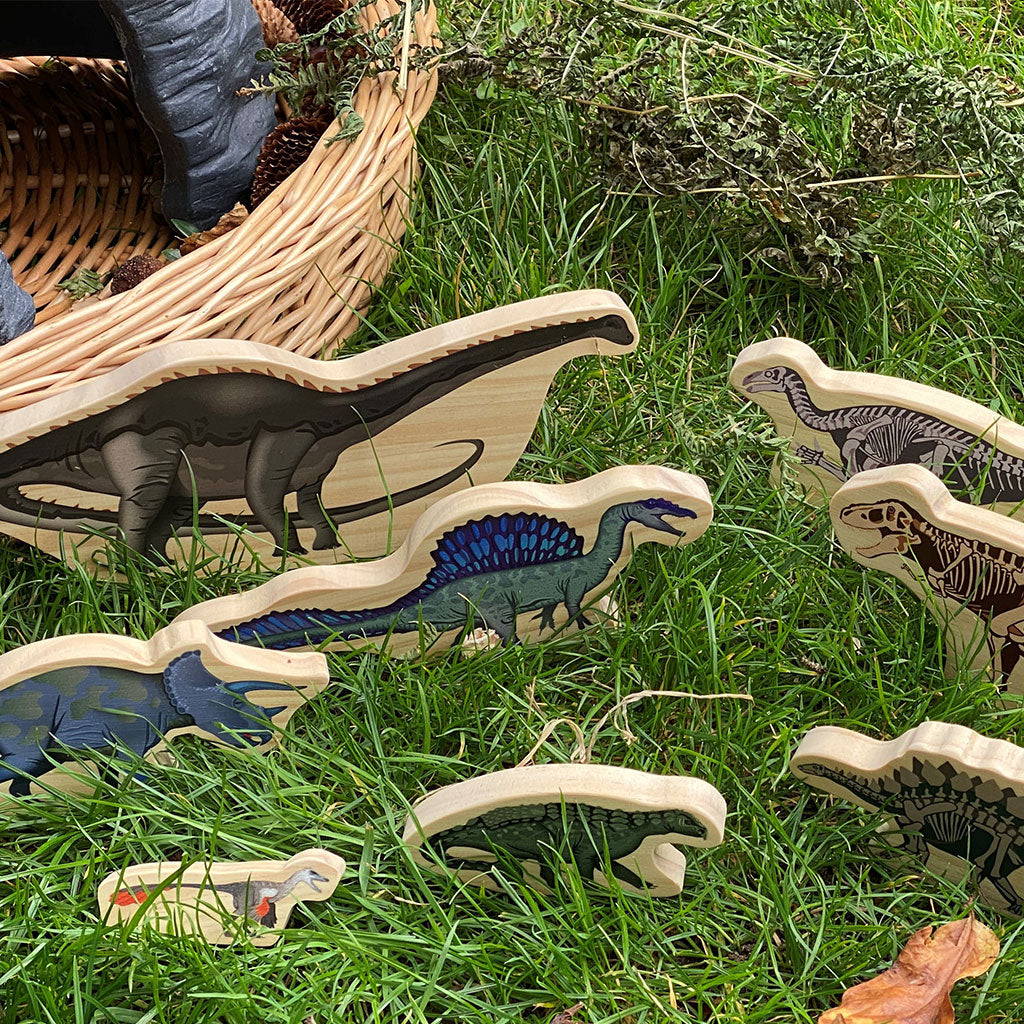 Dinosaur Wooden Characters