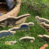 Dinosaur Wooden Characters