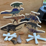 Dinosaur Wooden Characters