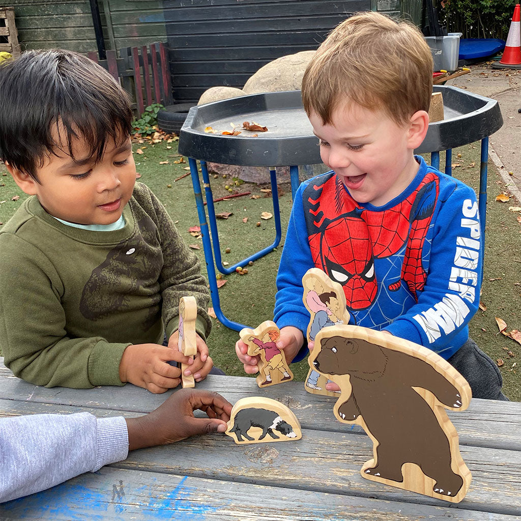 We're Going on a Bear Hunt Wooden Characters - 6pc