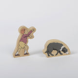 We're Going on a Bear Hunt Wooden Characters - 6pc