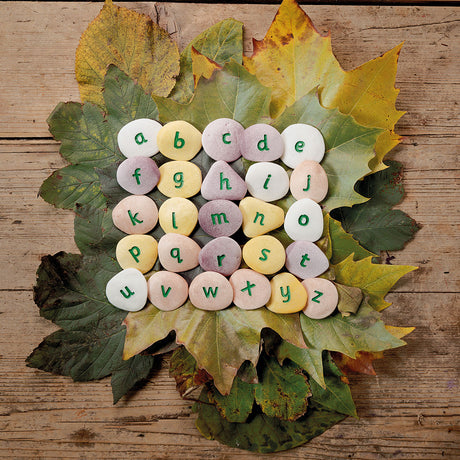 Alphabet Pebbles Lowercase - Educating Kids