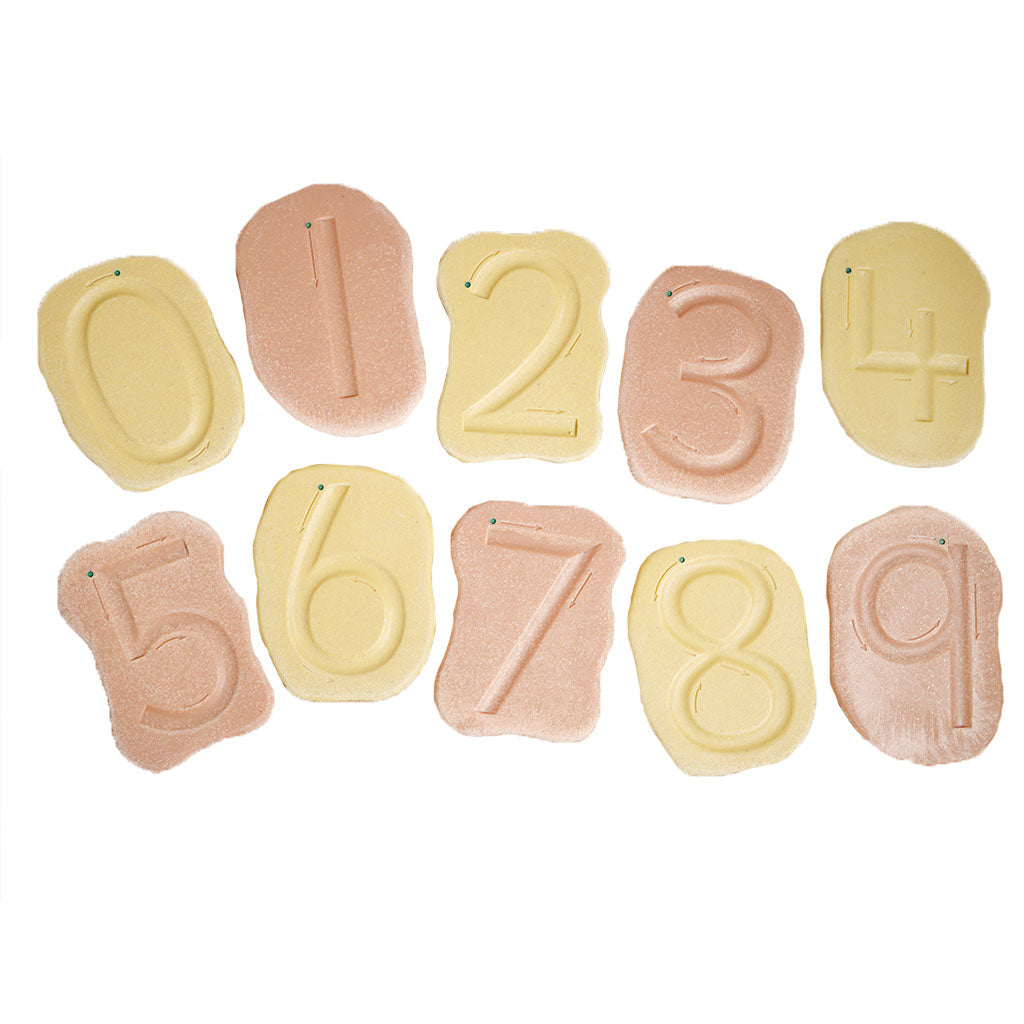 Trace & Write Number Stones