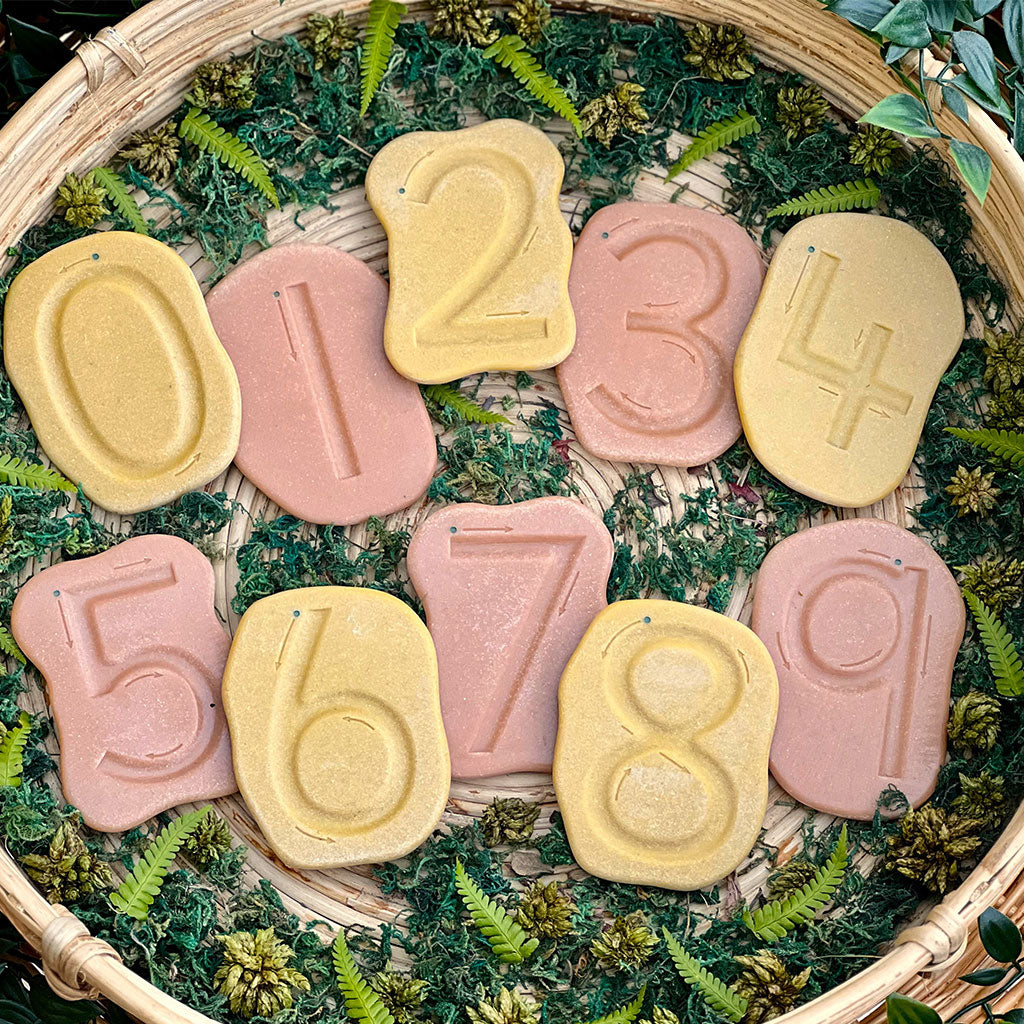 Trace & Write Number Stones