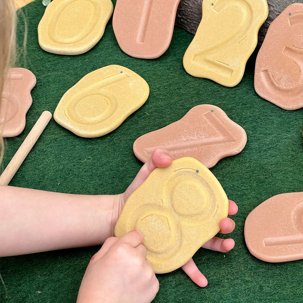 Trace & Write Number Stones