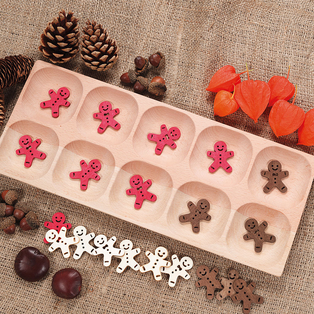 Wooden Ten Frame Tray