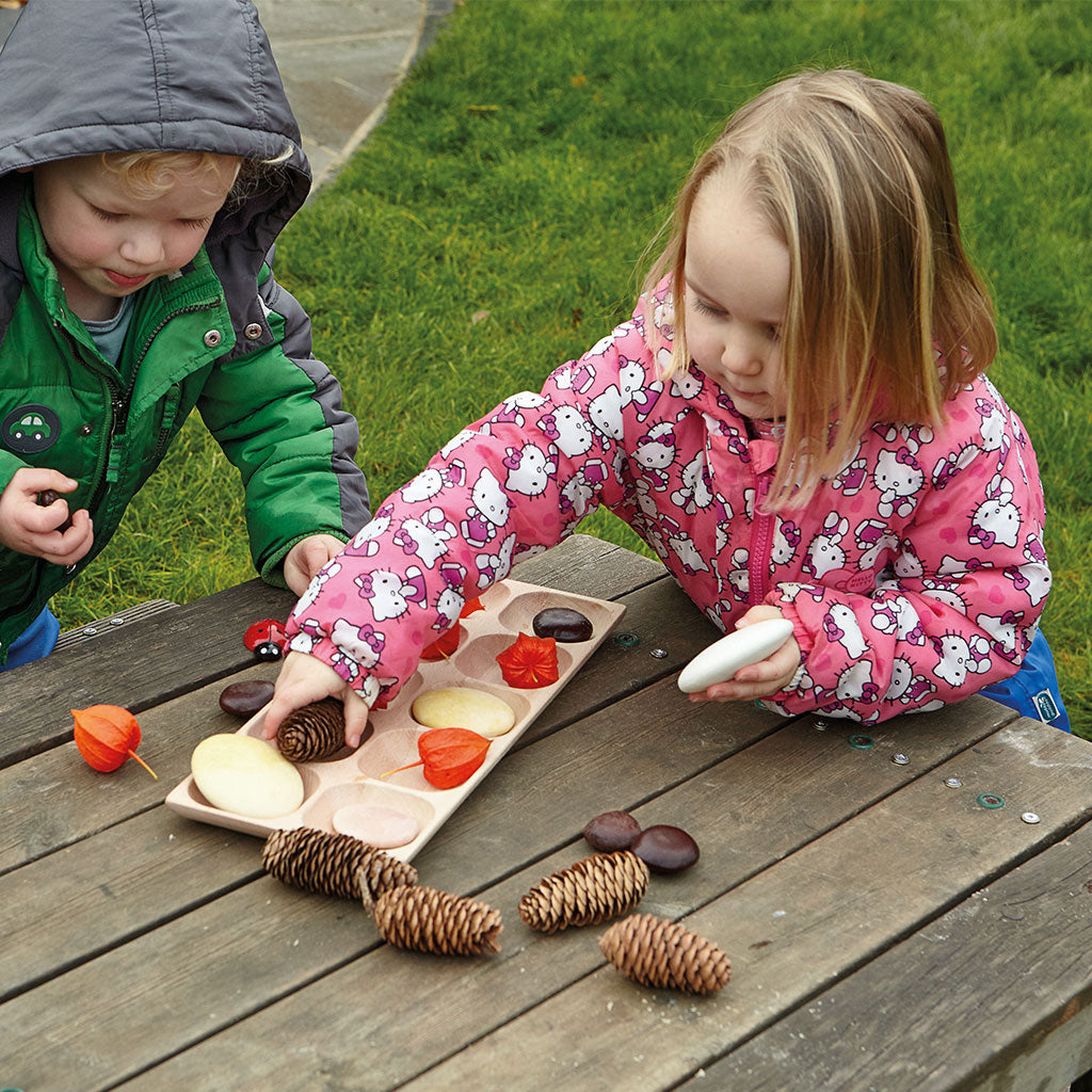Wooden Ten Frame Tray
