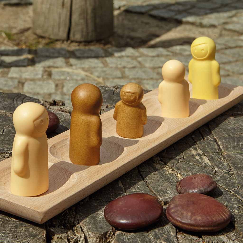 Wooden 5 Frame Tray Set