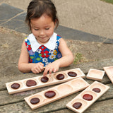 Wooden 1-2-3-4-5 Frame Tray Set