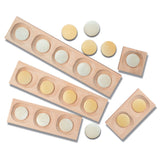 Wooden 1-2-3-4-5 Frame Tray Set