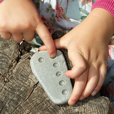 Tactile Counting Stones - Educating Kids