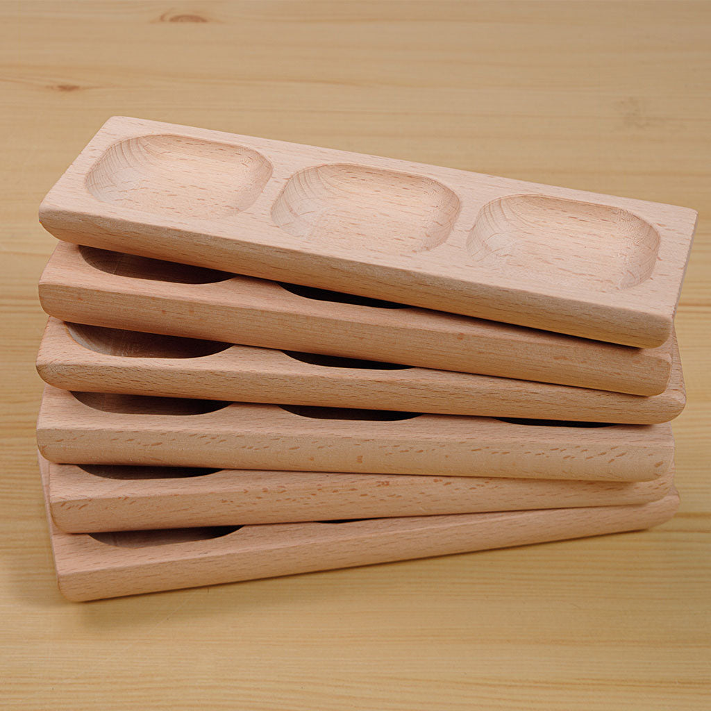 3-Pebble Word-building Trays - Set of 6