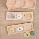 3-Pebble Word-building Trays - Set of 6