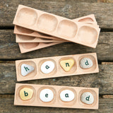 4-Pebble Word-building Trays - Set of 6