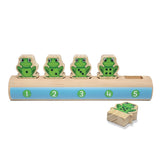 Five Frogs on a Log