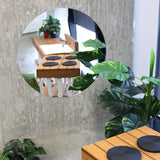 Set 2 Mirrors 60cm - Silver Round Acrylic - Educating Kids