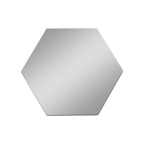 Set 4 Mirrors 30cm - Silver Hexagon Acrylic - Educating Kids