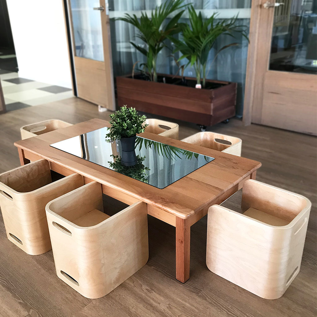 Rectangle Acrylic Silver 40x80 - 2pc